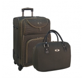 Набор: чемодан + сумочка Borgo Antico. 6088 brown 21/14